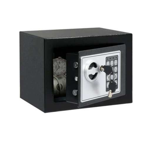 Safe Box with Password Lock and Two Emergency Keys