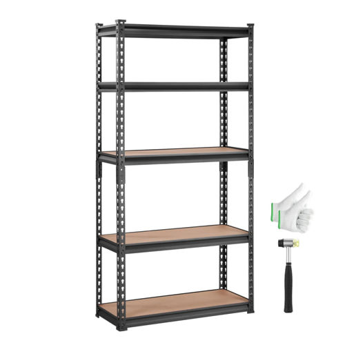 5-Tier Light Steel Storage Shelving